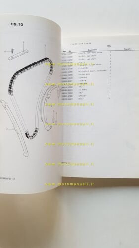 Suzuki GSX 400 FX 1981 catalogo ricambi originale
