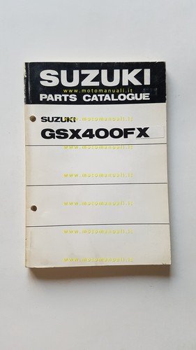 Suzuki GSX 400 FX 1981 catalogo ricambi originale