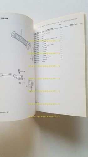 Suzuki GSX 400 FX 1981 catalogo ricambi originale