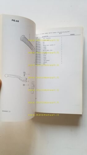 Suzuki GSX 400 FX-FZ 1982 catalogo ricambi originale
