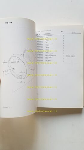 Suzuki GSX 400 FX-FZ 1982 catalogo ricambi originale