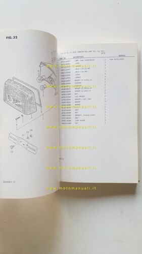 Suzuki GSX 400 FX-FZ 1982 catalogo ricambi originale