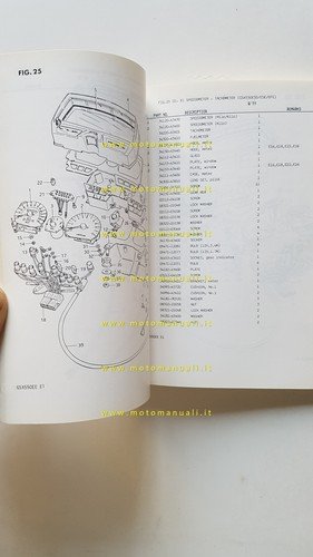 Suzuki GSX 550 ED-ESD-EE-ESE-EFE 1983-11 catalogo ricambi originale