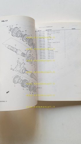 Suzuki GSX 550 ED-ESD-EE-ESE-EFE 1983-11 catalogo ricambi originale