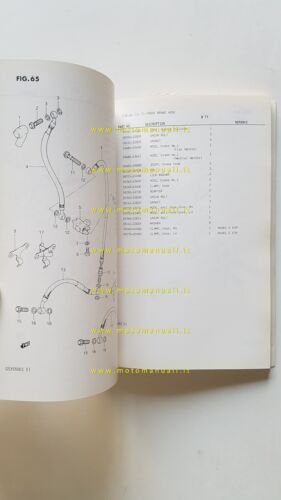 Suzuki GSX 550 ED-ESD-EE-ESE-EFE 1983-11 catalogo ricambi originale