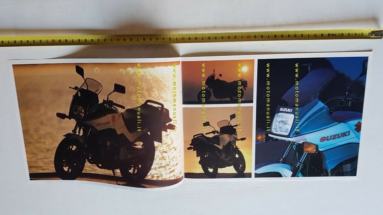 Suzuki GSX 550 ES 1985 depliant ITALIANO moto originale brochure