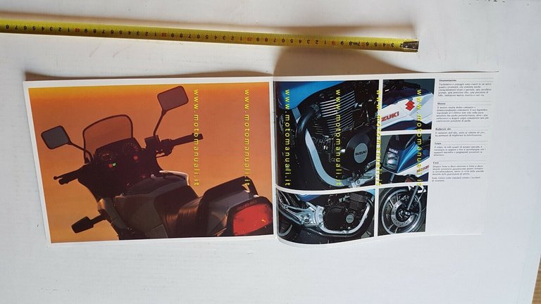 Suzuki GSX 550 ES 1985 depliant ITALIANO moto originale brochure