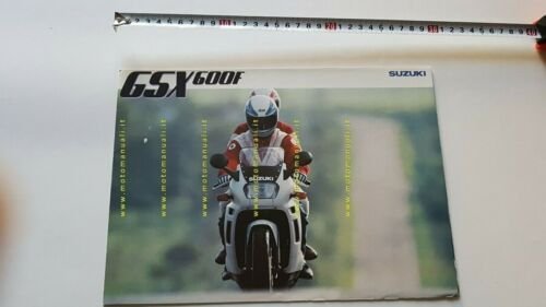 Suzuki GSX 600 F 1988 depliant italiano originale moto brochure