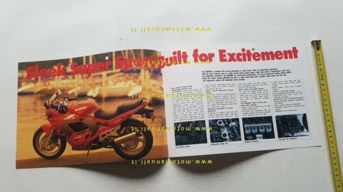 Suzuki GSX 600 F 1991 depliant INGLESE originale moto brochure
