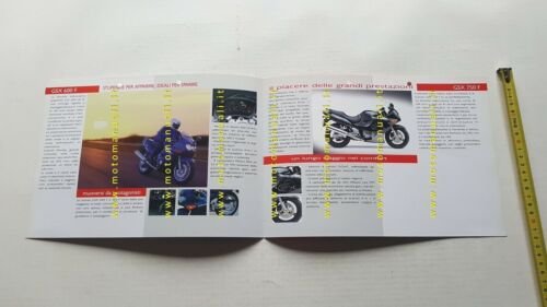 Suzuki GSX 600 F 1998 depliant ITALIANO originale moto brochure