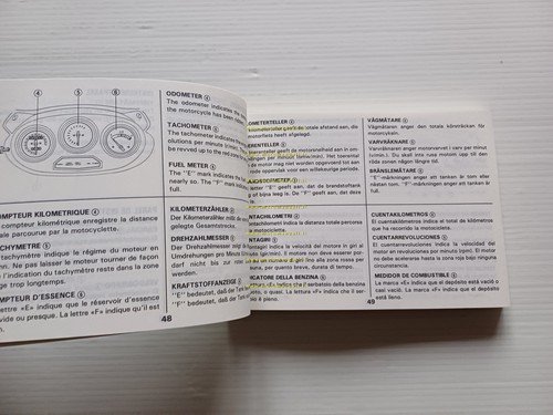 Suzuki GSX 600 F Katana 1987-88 manuale uso manutenzione italiano …