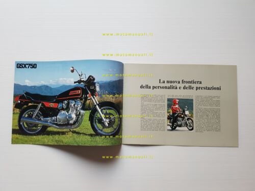 Suzuki GSX 750 1979 depliant originale italiano