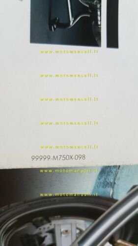 SUZUKI GSX 750 1998 depliant ITALIANO moto originale brochure