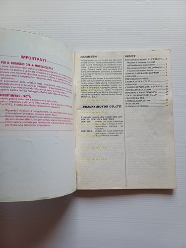 Suzuki GSX 750 E - ES 1983 manuale uso manutenzione …