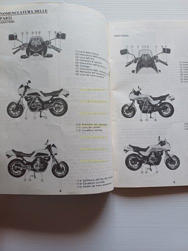 Suzuki GSX 750 E - ES 1983 manuale uso manutenzione …