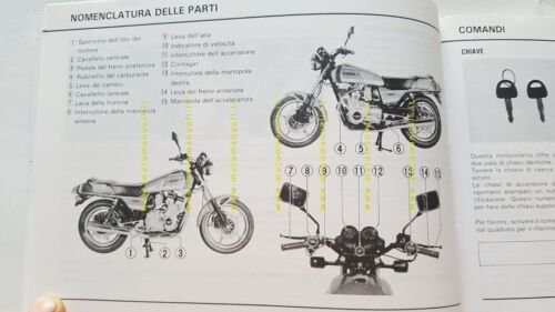 Suzuki GSX 750 E 1981 manuale uso manutenzione libretto ITALIANO …