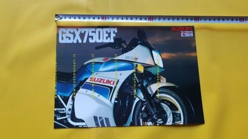 Suzuki GSX 750 EF 1984 depliant originale italiano genuine brochure