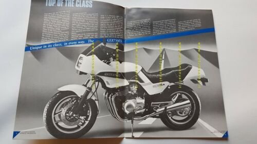 Suzuki GSX 750 ES -550 E 1985 opuscolo presentazione cartella …