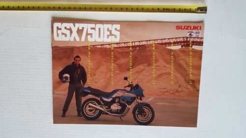 Suzuki GSX 750 ES 1985 depliant ITALIANO moto originale brochure