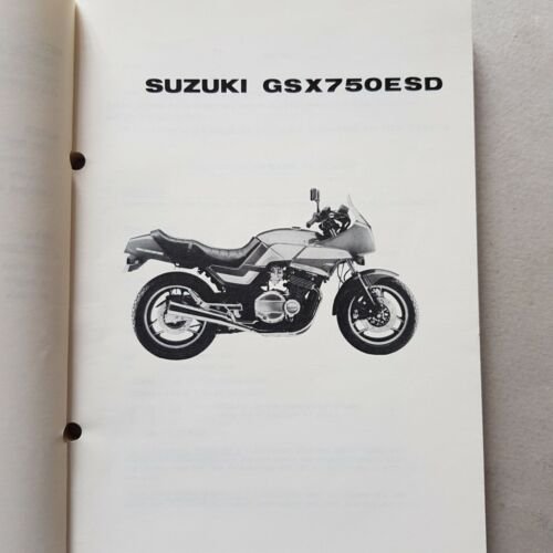 Suzuki GSX 750 ESD 1983 catalogo ricambi originale spare parts …
