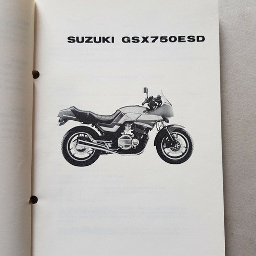 Suzuki GSX 750 ESD 1983 catalogo ricambi originale spare parts …