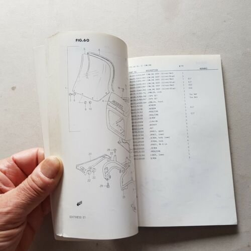 Suzuki GSX 750 ESD 1983 catalogo ricambi originale spare parts …