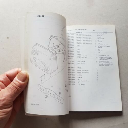 Suzuki GSX 750 ESD 1983 catalogo ricambi originale spare parts …
