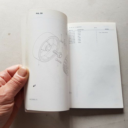 Suzuki GSX 750 ESD 1983 catalogo ricambi originale spare parts …