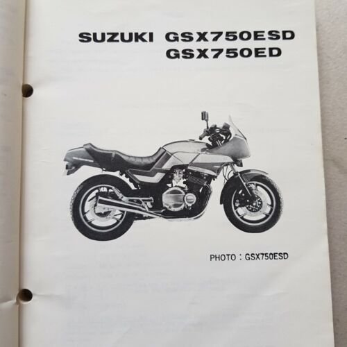 Suzuki GSX 750 ESD-ED 1983 catalogo ricambi originale spare parts …