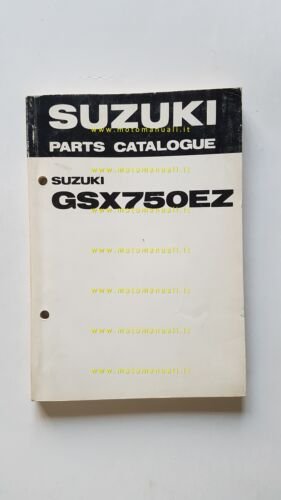 Suzuki GSX 750 EZ 1981-82 catalogo ricambi originale