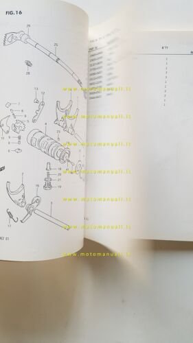 Suzuki GSX 750 EZ 1981-82 catalogo ricambi originale