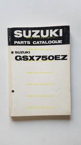 Suzuki GSX 750 EZ 1981-82 catalogo ricambi originale
