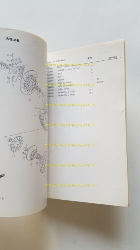 Suzuki GSX 750 EZ 1981-82 catalogo ricambi originale