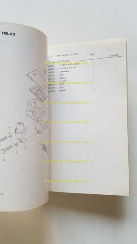 Suzuki GSX 750 EZ 1981-82 catalogo ricambi originale
