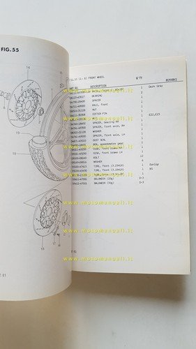 Suzuki GSX 750 EZ 1981-82 catalogo ricambi originale