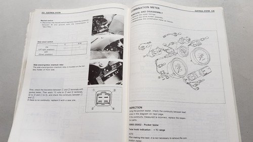 SUZUKI GSX 750 F 1988 manuale officina originale workshop manual