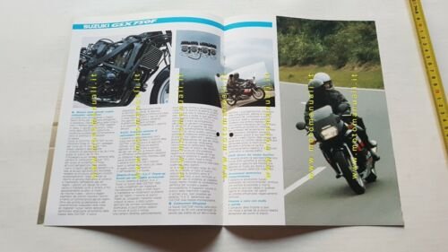 SUZUKI GSX 750 F 1989 depliant ITALIANO moto originale brochure