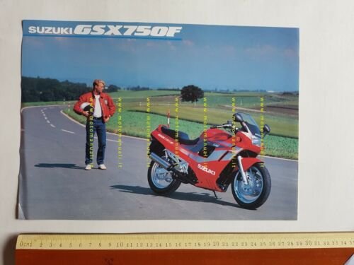 Suzuki GSX 750 F 1990 depliant originale INGLESE