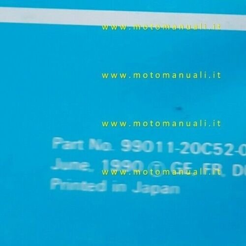 SUZUKI GSX 750 F 1990 manuale uso manutenzione ITALIANO libretto …
