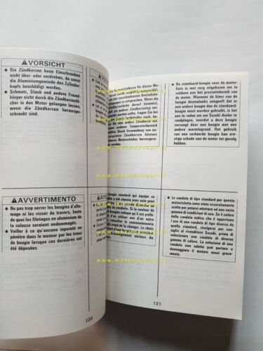 SUZUKI GSX 750 F 1990 manuale uso manutenzione ITALIANO libretto …