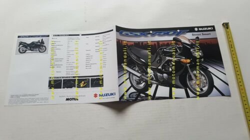 Suzuki GSX 750 F 1998 depliant ITALIANO originale moto brochure