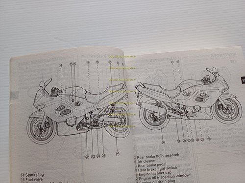 SUZUKI GSX 750 F 1998 manuale uso manutenzione libretto ITALIANO …