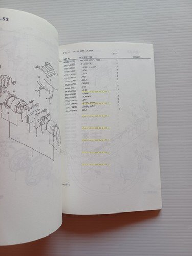 Suzuki GSX 750 FK 1988-89 catalogo ricambi originale