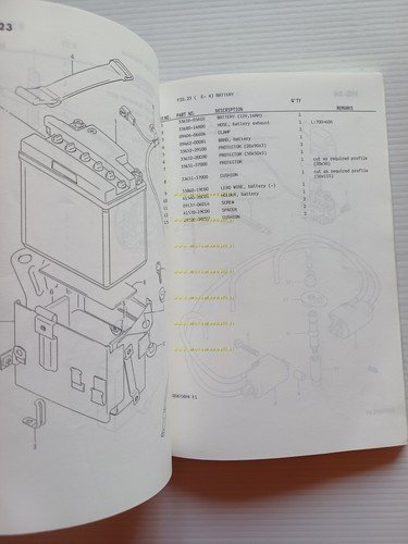 Suzuki GSX 750 FK 1988-89 catalogo ricambi originale