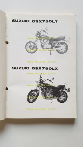 Suzuki GSX 750 LT - LX 1980 catalogo ricambi originale