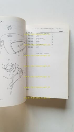 Suzuki GSX 750 LT - LX 1980 catalogo ricambi originale