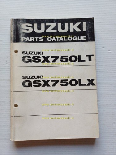 Suzuki GSX 750 LT - LX 1980 catalogo ricambi originale …