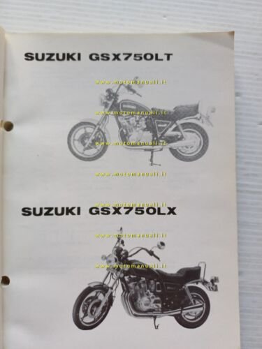 Suzuki GSX 750 LT - LX 1980 catalogo ricambi originale …