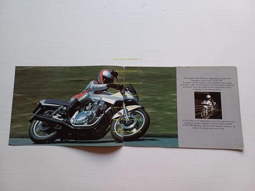 Suzuki GSX 750 S Katana 1982 depliant originale italiano
