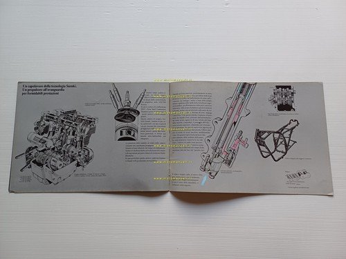 Suzuki GSX 750 S Katana 1982 depliant originale italiano